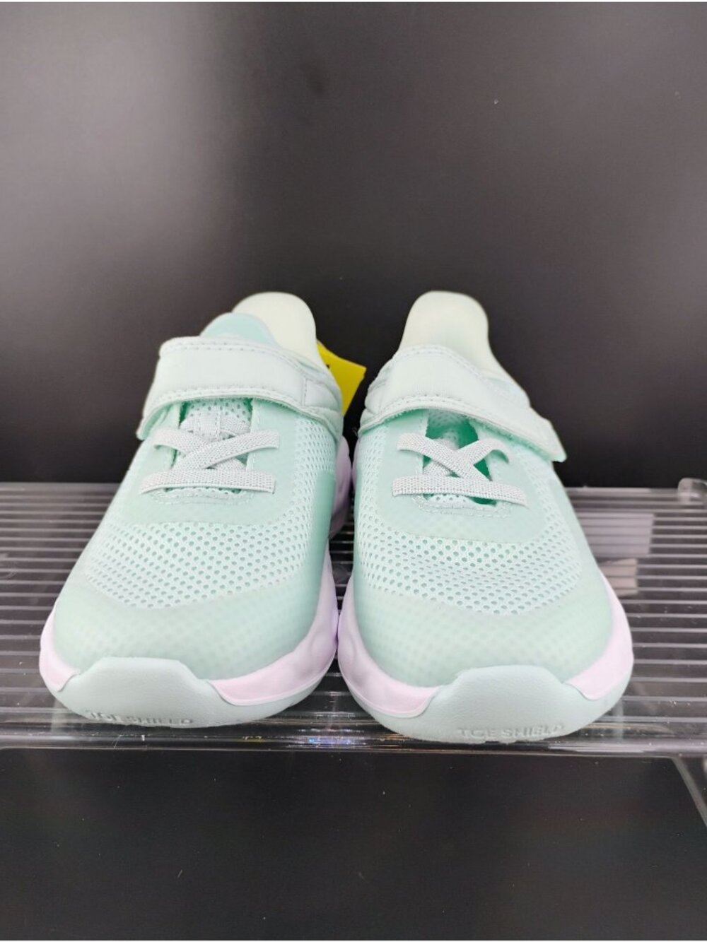 All Motion Kids Cushion IQ Lightweight Sneakers Aqua/White Size 11